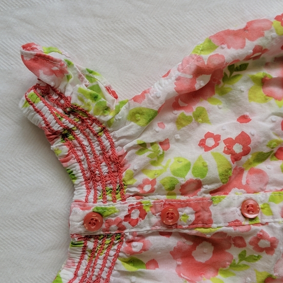 mixed brands 2-pack lightweight summer blouse bundle 18 months baby girl - Picture 2 of 10